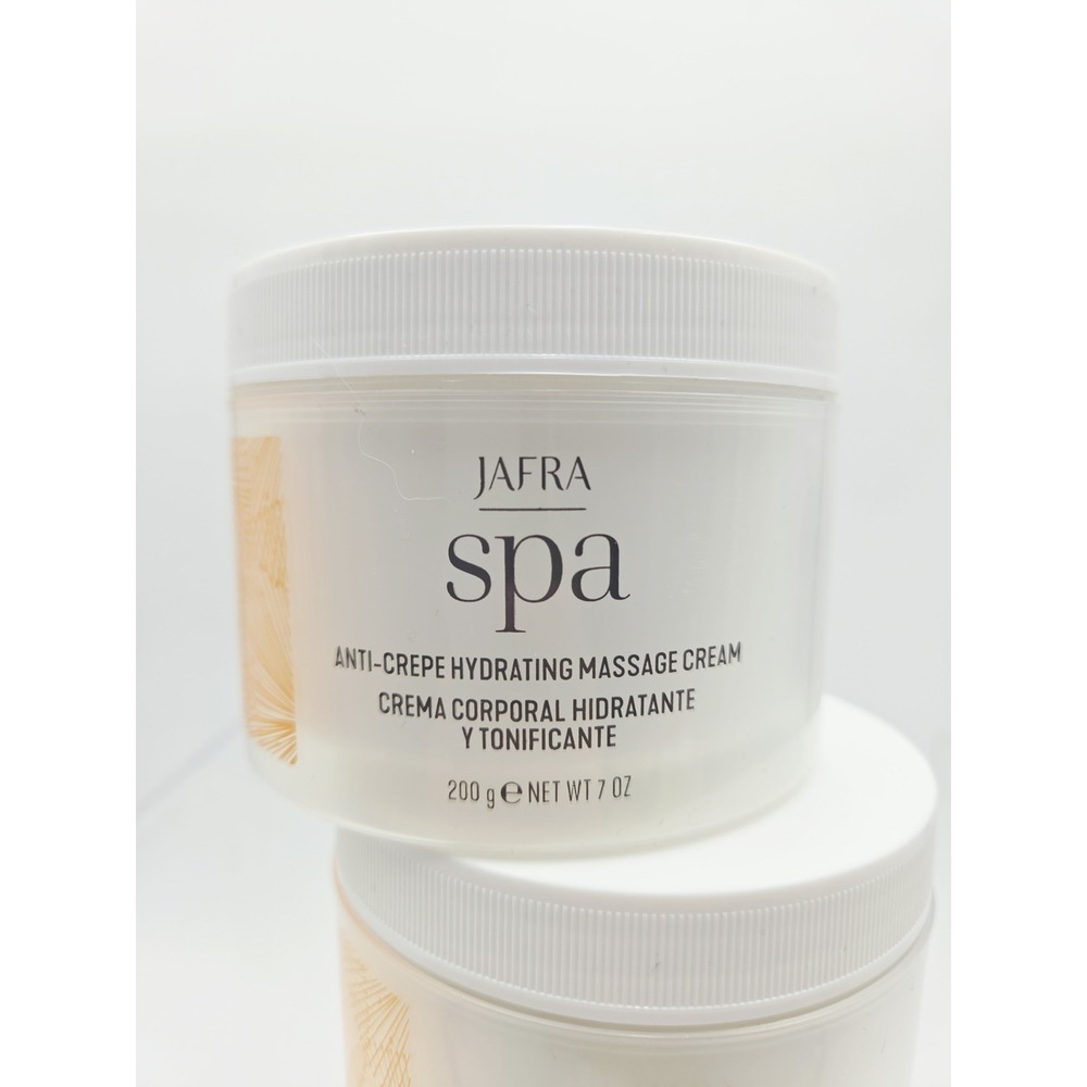 Lot of 2 New SealedJafra Spa Anti-Crepe Hydrating Massage Cream Lotion 7oz - Picture 2 of 3